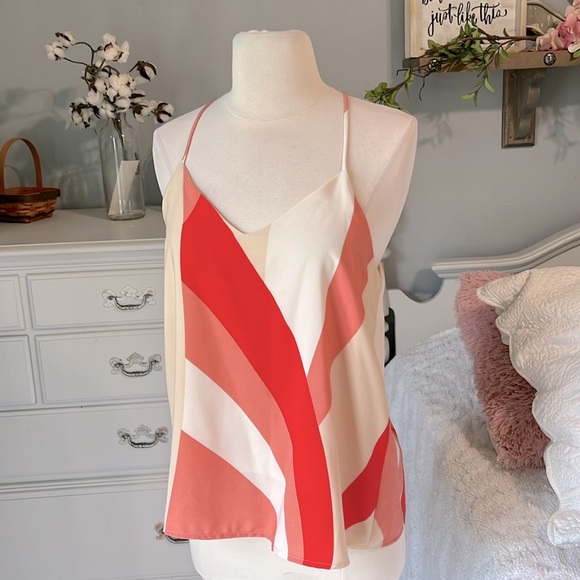 Flowy Silky Multicolor Top - Picture 2 of 7